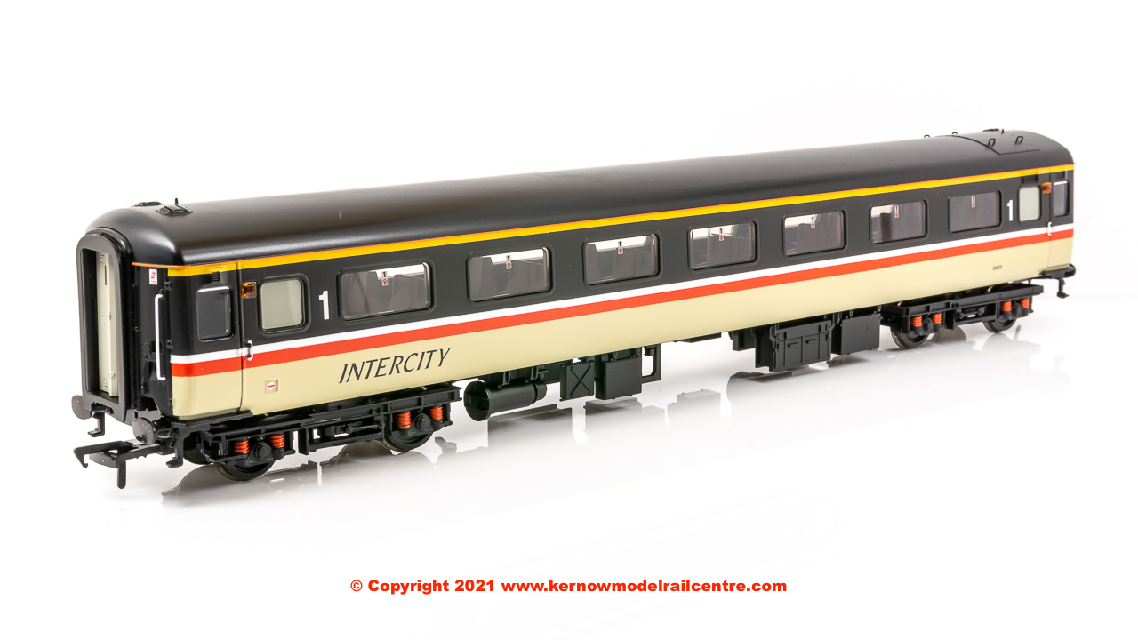 39-653 Bachmann BR Mk2F FO First Open Coach number 3403 in BR InterCity Swallow livery